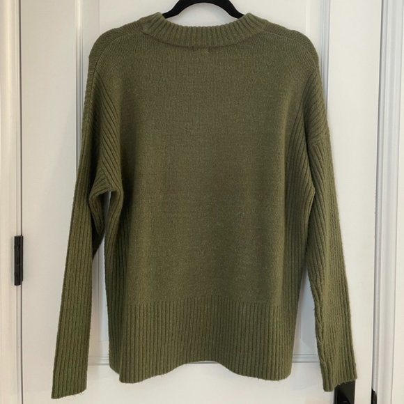 Garage Forest Green Sweater - Picture 2 of 5